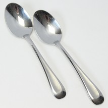 Oneida Sand Dune Teaspoons 6 3/4&quot; Satin Stainless  Lot of 2 - £6.81 GBP