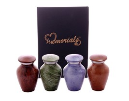 Set of 4 Beautiful Shades of Marble Keepsakes - £38.55 GBP