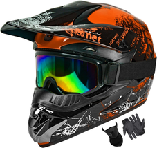 Motocross Helmet Fashion Youth Adult Dirt Bike Helmet Unisex-Adult Dirt - £90.06 GBP