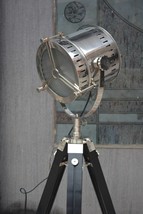 Spot Light Hollywood Nautical Vintage Searchlight Steel Floor Lamp Spotlight Flo - £145.36 GBP