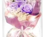 Mother&#39;s Day Gifts for Mom, Preserved Flowers Rose Gifts for Her,Light u... - £30.82 GBP