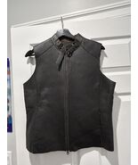 Identity by Lord &amp; Taylor Brown Leather Vest - $64.35