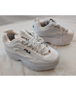 FILA Disruptor II Wedge Women's Platform Sneaker White Size 10 Excellent! - €43,61 EUR