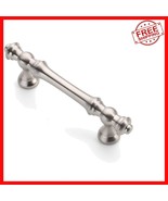 Durable 10 Pack 3 Inch Zinc Alloy Cabinet Pulls in Brushed Satin Nickel ... - $60.38