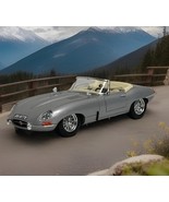 Burago 1:18 3016 Jaguar E‑Type Cabriolet 1961 Silver Die‑Cast Special Co... - $108.30 CAD