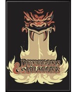 Dungeons &amp; Dragons TV Series Fire Dragon Entrance Image Refrigerator Mag... - £3.16 GBP