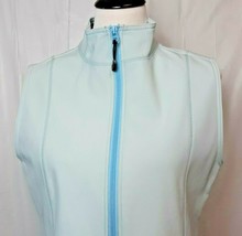 Ladies Vest Powder Blue Woolrich Size M Lightweight Windbreaker Zipper P... - $16.88