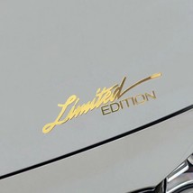 2pcs Universal Car Stickers 3D  Limited Edition Logo Emblem   Sticker Decal Car  - £33.09 GBP