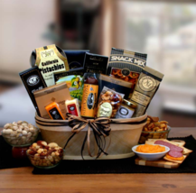 Gourmet Nut &amp; Sausage Gift Basket - Delicious Assortment of Meats, Cheeses, and - £70.55 GBP