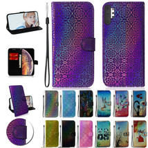 Fashion Leather Card Wallet Stand Case Cover Fr Samsung Galaxy Note 10/S10/S9/S8 - £36.27 GBP