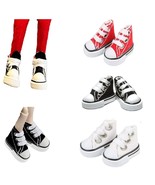 ELF Prop Fashion Doll HIGH-TOP SNEAKERS Canvas Sport SHOES-3 Colors-USA SELLER! - $3.48