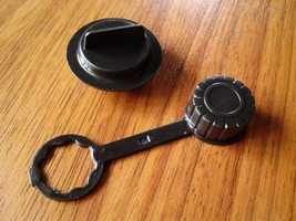 GOTT Gas Can Parts Kit STOPPER CAP +REAR VENT w Gasket Tether Gallon Rub... - $7.59