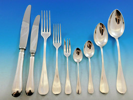 Queen Anne by Cesa 1882 Italy 800 Silver Flatware Set Service 56 pcs Dinner - £3,766.94 GBP