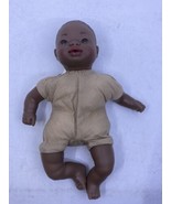Vintage Nines D&#39;onil Baby Doll African American Black Made in Spain Vinyl - £38.93 GBP