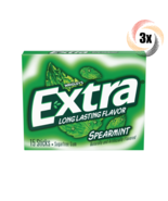 3x Packs Wrigley&#39;s Extra Spearmint Flavor Gum | 15 Sticks Per Pack | Sug... - $15.56 CAD