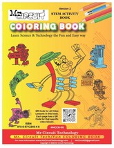 Mr Circuit Science STEM Coloring Activity Book teaching Electronics Technology - £8.51 GBP