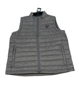True Religion 107686 HORSESHOE PUFFER VEST Granite Gray Size Large New - $64.71 CAD