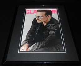 Bono U2 Framed 11x14 ORIGINAL 2016 Glamour Magazine Cover - £27.68 GBP