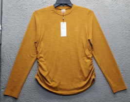 CALIA Golf Shirt Women Large Multi Golden Warmth Stretch Performance Pul... - $24.47