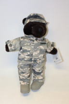 NEW Bear Forces of America US Air Force Black Teddy Bear Plush Toy NWT - £9.48 GBP