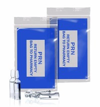 1000 Blue Prn Bags Clear 6 x 9 Zip Locking Printed Bags - £82.57 GBP