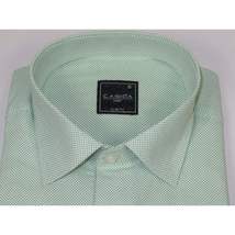 Men's Shirt, Hankie CASILA Turkey Cotton Blend 501970-07 Polka Dots Green image 5