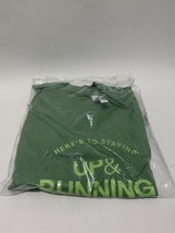 Here&#39;s To Staying Up &amp; Running Ebay Adult Size Large Short Sleeve T-Shirt New - £15.79 GBP