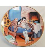 Franklin Mint Kitty Cat Collector Plate &quot;Time To Play&quot; Artist Turi MacCo... - $17.54