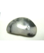 Zebra Semi Precious Stone BLACK AND WHITE 21 MM TALL, 13MM WIDE - £3.14 GBP