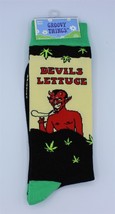 Groovy Things Socks - Mens Crew - Devils Lettuce - One Size Fits Most - $7.81