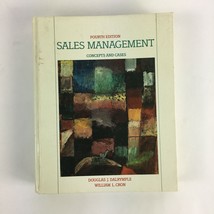 Sales Management Concepts and Cases Douglas J.Dalrymple William L.Cron 4... - £7.85 GBP