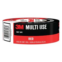3M Tough Red Rubberized Duct Tape 1.88-in x 55 Yard 1 Pack - £8.41 GBP