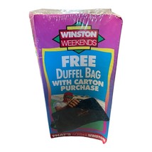 Winston Racing Team Duffel Gym Travel Bag NASCAR Sealed Vintage 90s - £9.44 GBP