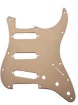 Fender Stratocaster SSS Gold Anodized Aluminum Pickguard, 11 Hole - £39.22 GBP