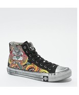 AFFLICTION FLAME&amp; FABLE HI-TOP SHOES SNEAKERS UNISEX M 8.5 / W 10 STREET... - $111.78 CAD