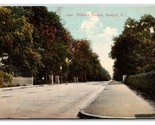 Bellevue Avenue Street Vista NEWPORT Rhode Island Ri 1910 DB Cartolina R15 - $3.03