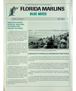 MLB Florida Marlins Newsletter - April 1993 w/Article on Joe DiMaggio - ... - $3.49