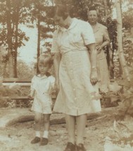 Real Photo Summer 1944 Rural Family Songo Pond Small Town Maine July Camping 2 - £16.15 GBP