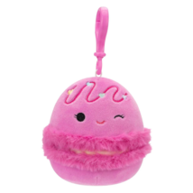 Squishmallows 3.5 Inch Clip On Middy the Macaron Valentines Plush - £11.66 GBP