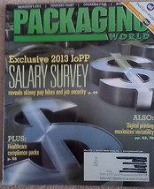 Packaging World Magazine May 2013: IoPP Salary Survey Digital Print Healthcare - £5.29 GBP