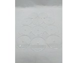 Lot Of (11) LitkoClear Miniature Bases 2.25&quot; - $33.65