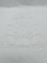 Lot Of (11) LitkoClear Miniature Bases 2.25&quot; - £26.66 GBP