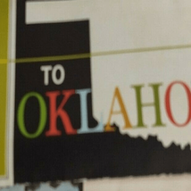 Vintage 1960s Oklahoma Lodges State Park Travel Map Brochure Pamphlet - £9.11 GBP