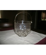  Glass Ice Bucket with Metal Handle - £3.99 GBP