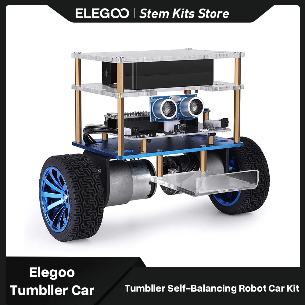 ELEGOO Tumbller Self-Balancing Robot Car Kit Compatible with Arduino  ST... - $87.01