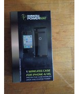 Duracell Powermat Black Apple I phone 4/ 4S Case - £6.20 GBP