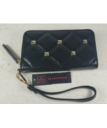 No Boundaries Kendra Black Studded Wallet Wristlet Clutch Purse Patent L... - $23.93 CAD