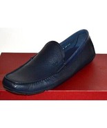 Ferragamo Men&#39;s Gara Blue Marine Leather Loafer Italy Shoes Size EU 11.5... - £422.02 GBP