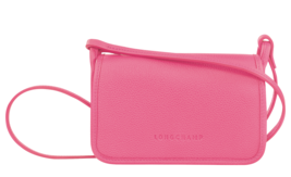Longchamp Le Foulonne Leather Wallet-On-Strap Crossbody Clutch ~NWOT~Candy - £153.50 GBP