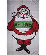 Santa Welcome Flag - 5x3 Ft - £15.66 GBP